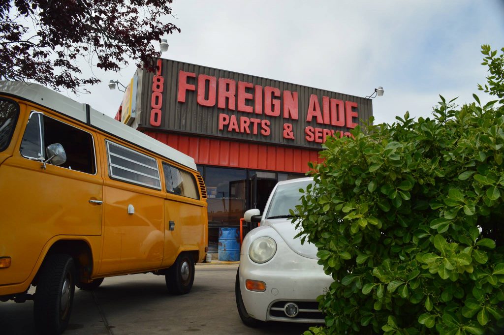 Exterior of Foreign Aide building